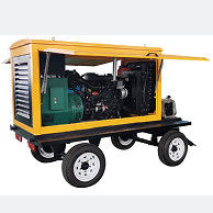 comprare Generatore montato su rimorchio per lavori pesanti di potenza di 100 kW online manufacture