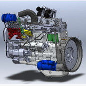 comprare 4.214L Displacement Machine Motore a motore diesel 1500 r/min online manufacture