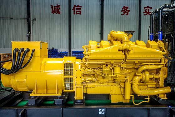 Set di generatori a gas da 800 kW a 1500 kW per un'elevata potenza e un facile funzionamento